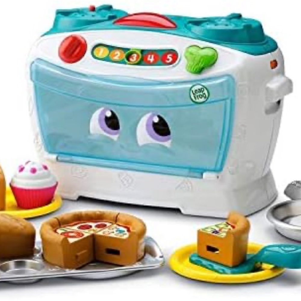 LeapFrog Number Lovin' Oven, Teal kids favourite cookie toy 16 pc musical toy